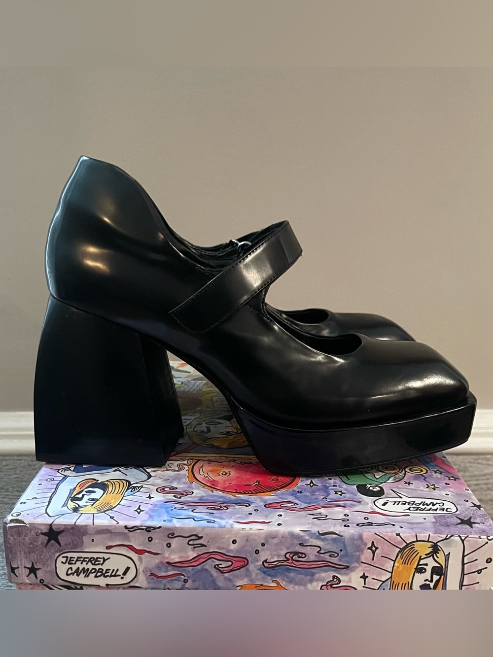 Jeffrey Campbell Reine Platform Mary Jane Pump